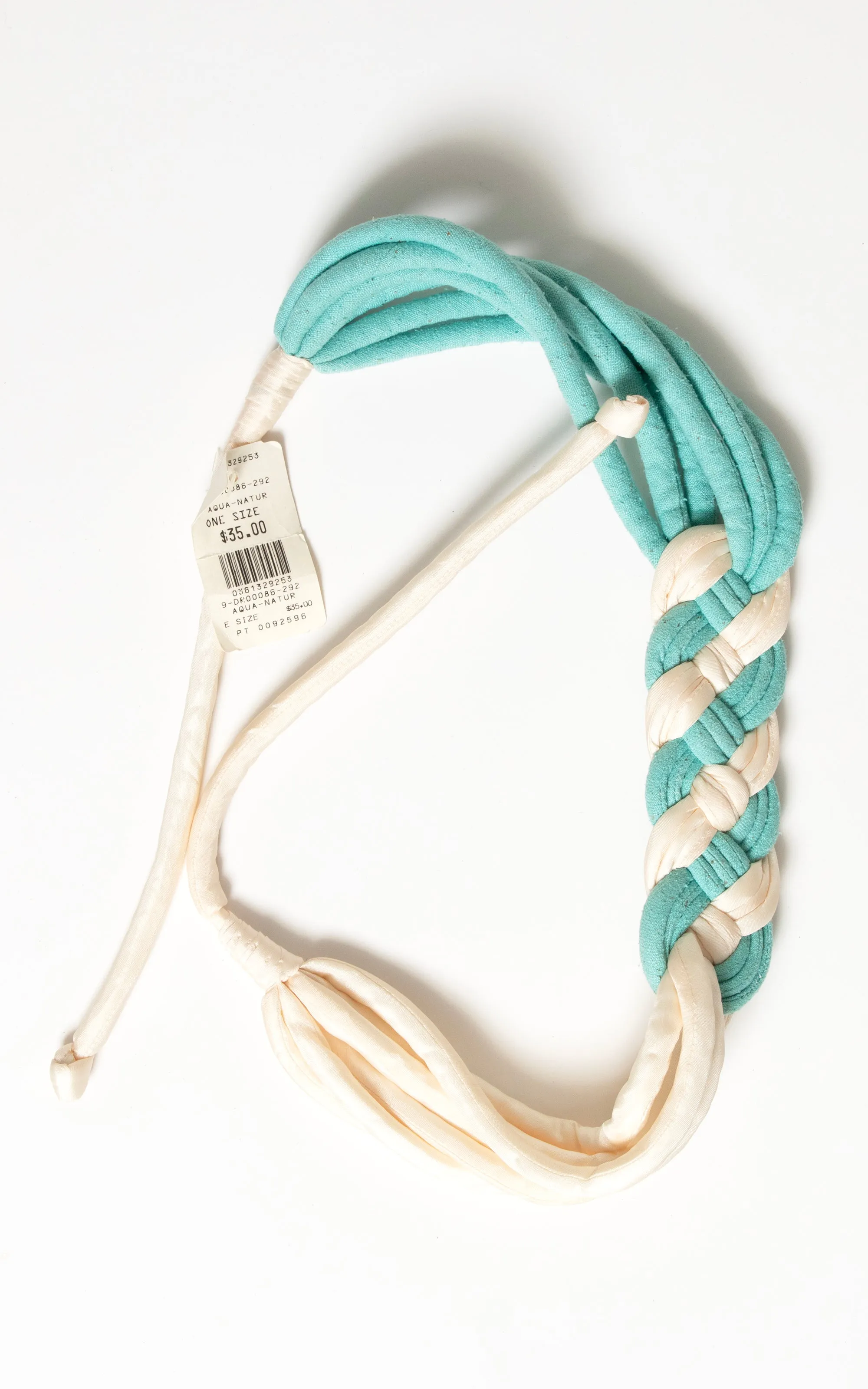 1980s DEADSTOCK Braided Cording Cinch Belt | small/medium/large
