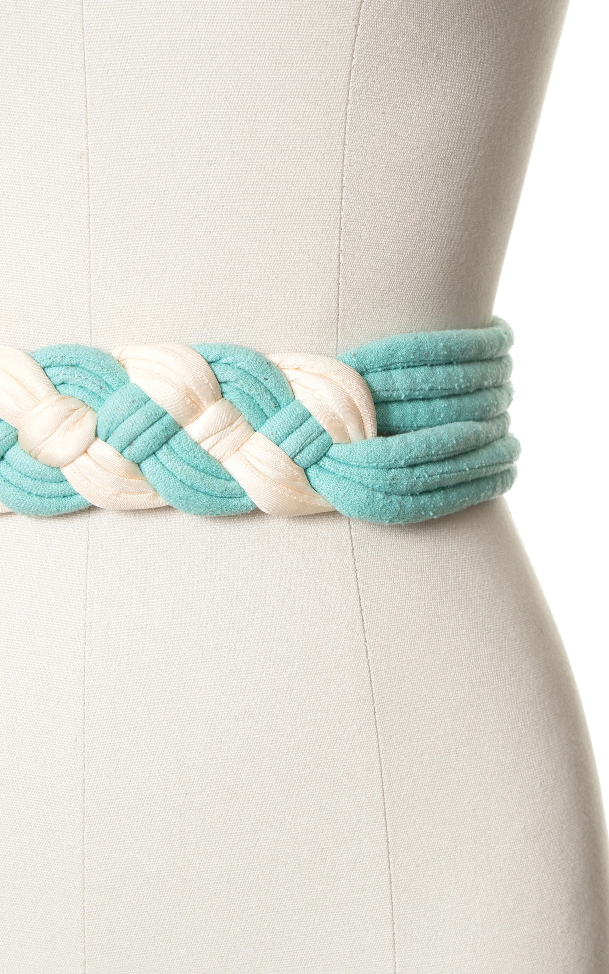1980s DEADSTOCK Braided Cording Cinch Belt | small/medium/large