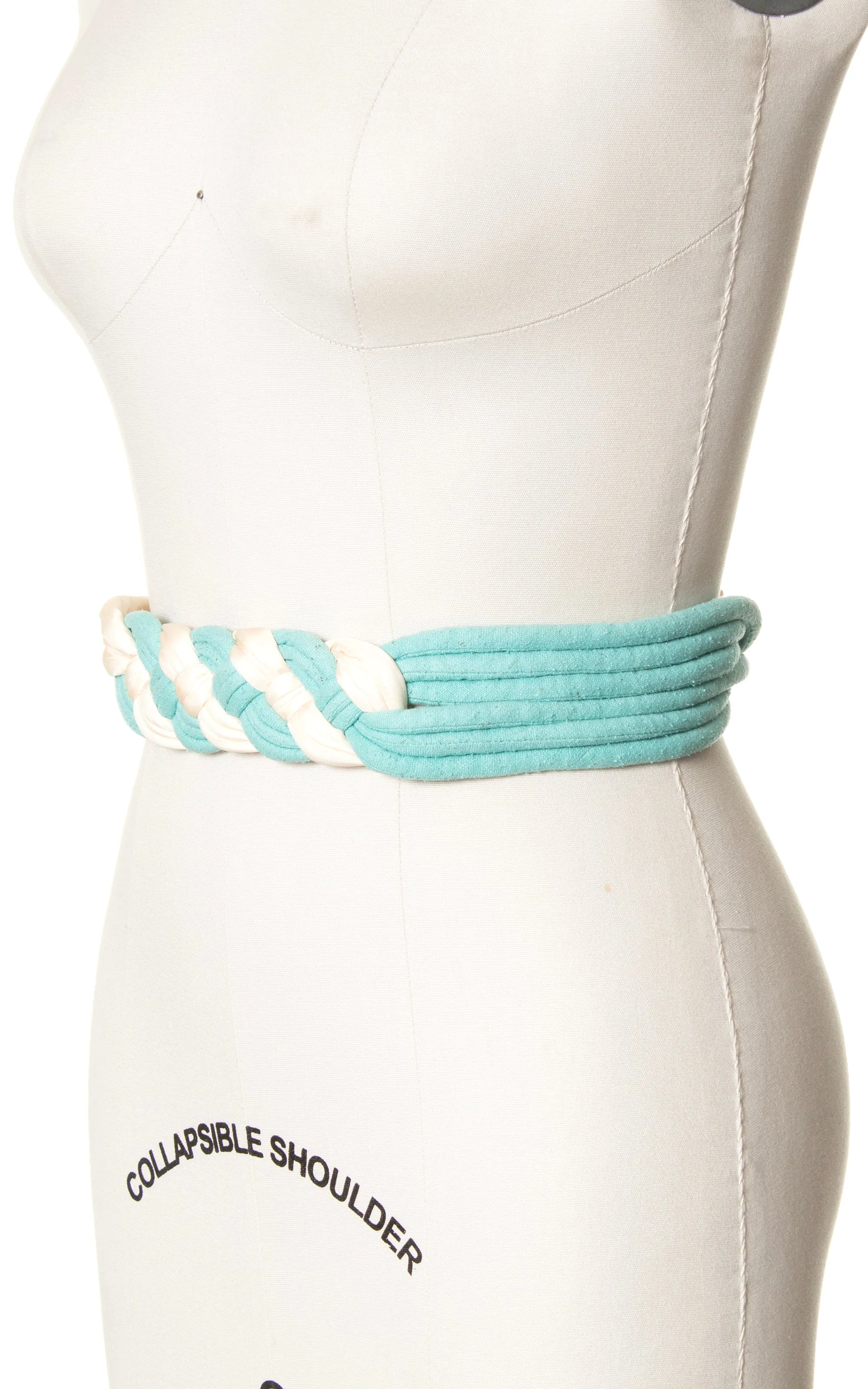 1980s DEADSTOCK Braided Cording Cinch Belt | small/medium/large