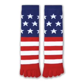 American Flag Toe Socks (Women's)