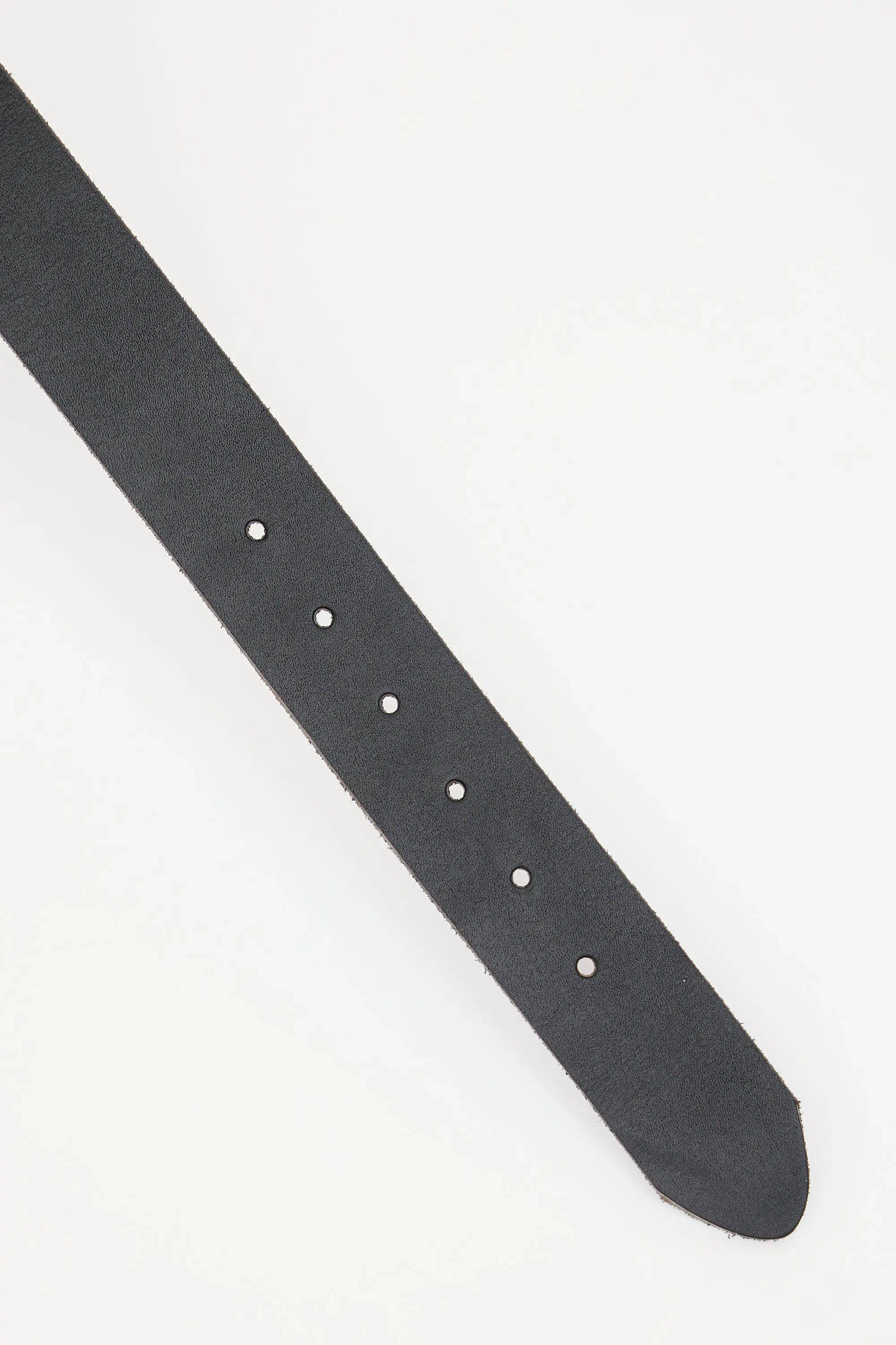Black Leather Textured GG Marmont Belt