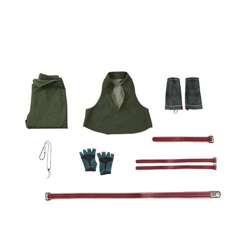 FFVII Tifa Lockhart Green Cowboy Suit Cosplay Costume