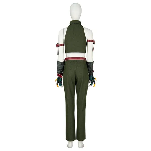 FFVII Tifa Lockhart Green Cowboy Suit Cosplay Costume