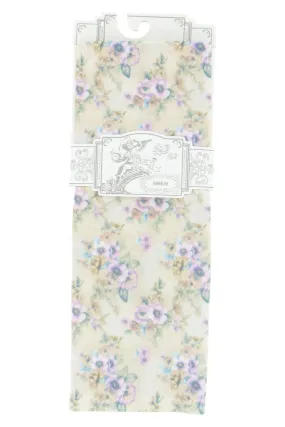 Juniper Tea Floral Opaque Knee Highs (Women's)