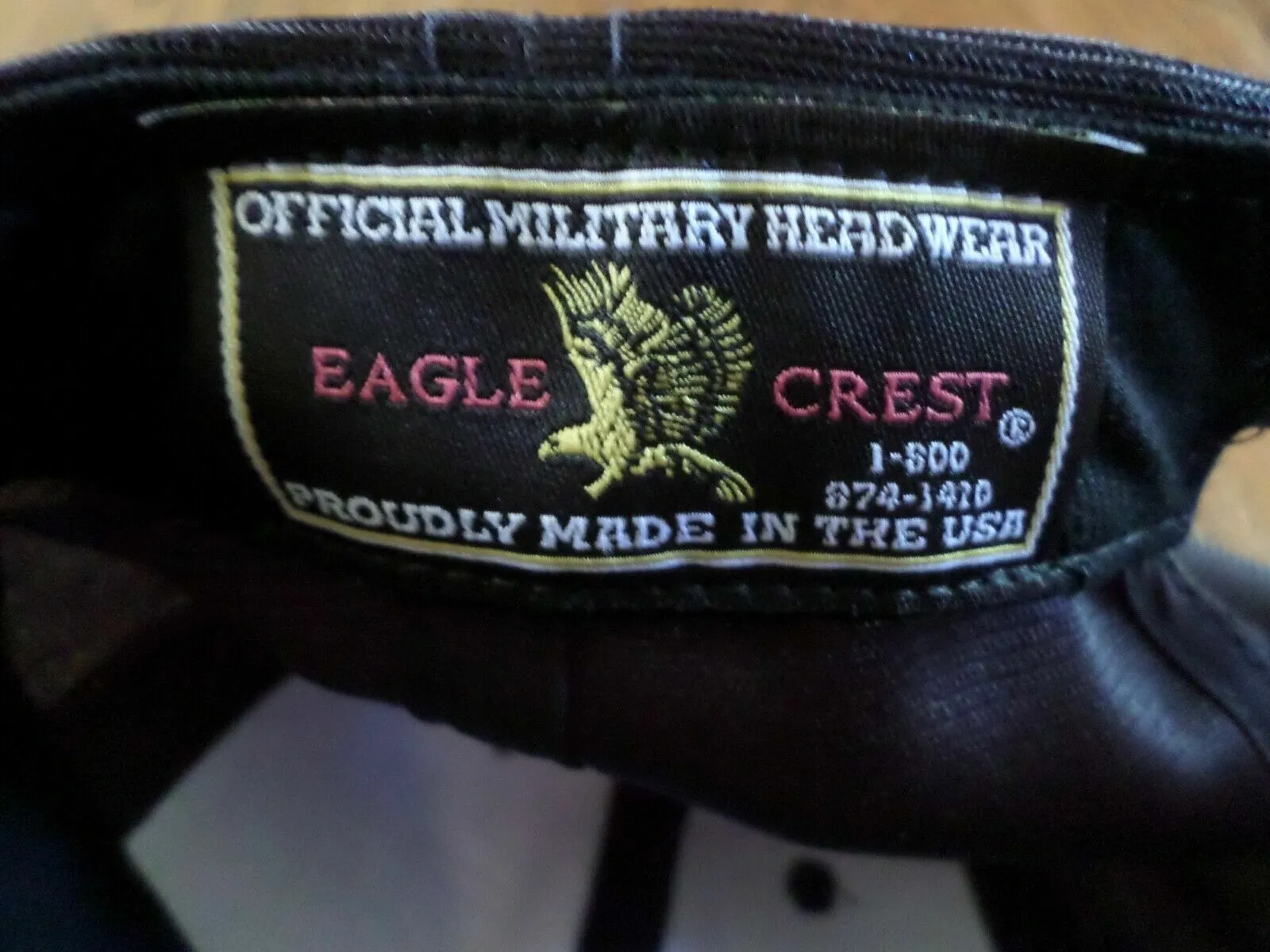 MILITARY IRAQ AFGHANISTAN VETERAN HAT U.S MILITARY OFFICIAL BALL CAP U.S.A MADE