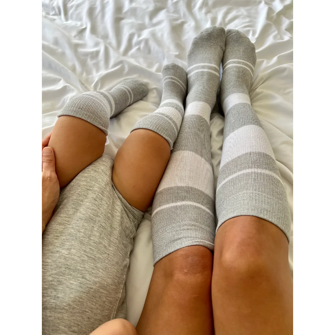 Snuggle Shield ® LUXE Protection Bamboo Knees to Toes Socks (0-2 Years)