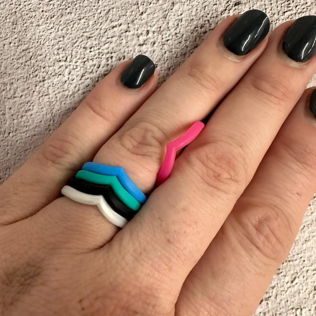 Women's DOVE Silicone Ring
